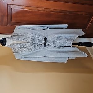 DRESSFO SWEATER CARDIGAN GRAY 6 MEDIUM NWOT